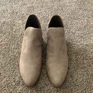 Tan booties